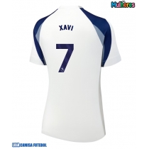 Camisa de Futebol Tottenham Hotspur Xavi Simons #7 Equipamento Principal Mulheres 2025-26 Manga Curta